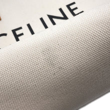 将图像加载到图库查看器中，CELINE ★Horizontal Cabas White/Brown190062 Canvas Leather
