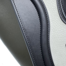 将图像加载到图库查看器中，CELINE Luggage micro shopper Black/Khaki/Gray Leather
