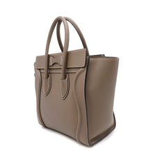将图像加载到图库查看器中，CELINE Luggage micro shopper Suri189793 Leather
