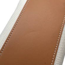 将图像加载到图库查看器中，CELINE Vertical Cabas Natural/Tan190402 Canvas Leather

