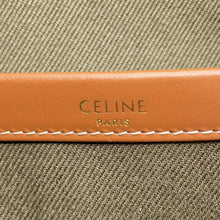 Load image into Gallery viewer, CELINE Triomphe Large Cabas Thais Tote Bag Khaki19676 Canvas Leather Size Large
