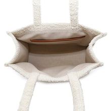 Load image into Gallery viewer, CELINE Triomphe Large Cabas Thais Tote Bag White/Green Canvas Leather Size Large
