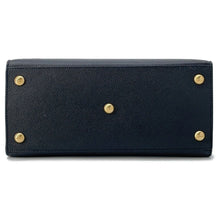 将图像加载到图库查看器中，Dior Montaigne 30 Saint Honore 2WAY Handbag Black Leather Size Small
