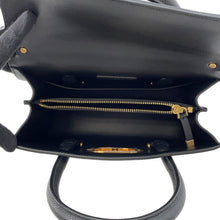 将图像加载到图库查看器中，Dior Montaigne 30 Saint Honore 2WAY Handbag Black Leather Size Small
