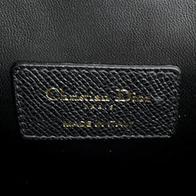 将图像加载到图库查看器中，Dior Montaigne 30 Saint Honore 2WAY Handbag Black Leather Size Small
