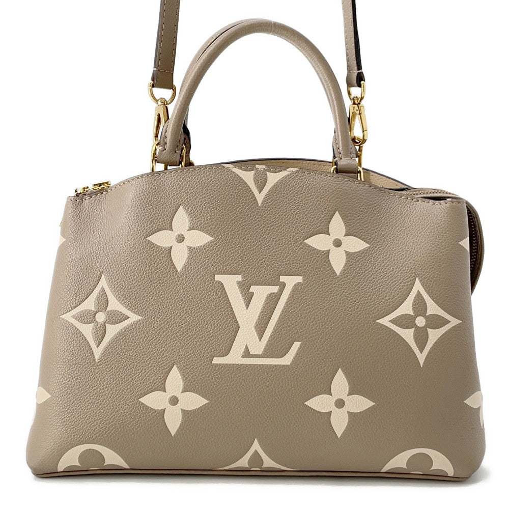 LOUIS VUITTON ★Petit Pare Tourterelle ClaimsM58914 Bicolor Monogram Empreinte Leather Size PM