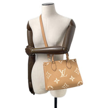 将图像加载到图库查看器中，LOUIS VUITTON Onthego Arizona/ClaimM12513 Bicolor Monogram Empreinte Leather Size PM
