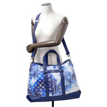 Load image into Gallery viewer, LOUIS VUITTON Trolley tote BlueM20553 Monogram ・Bandana
