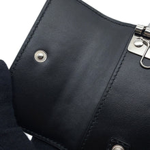 将图像加载到图库查看器中，GUCCI GG Embossed 6-Key Case Black625565 Leather
