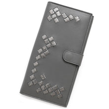 Load image into Gallery viewer, Bottega Veneta INTRECCIATO Bifold Wallet Long Wallet Gray Leather

