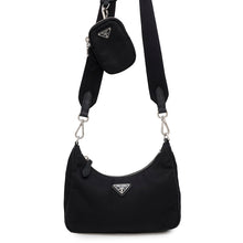 Load image into Gallery viewer, PRADA Shoulder Bag Re-Edition 2005 Black1BH204 Nylon
