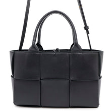 将图像加载到图库查看器中，Bottega Veneta alcotote Black709337 Lambskin Size Mini
