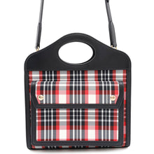 Load image into Gallery viewer, BURBERRY Pocket bag 2wayShoulder Black/Red8035841 Nylon Leather

