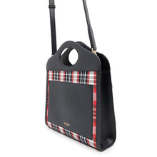 Load image into Gallery viewer, BURBERRY Pocket bag 2wayShoulder Black/Red8035841 Nylon Leather
