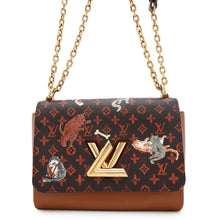 Load image into Gallery viewer, LOUIS VUITTON Sac Twist OrangeM44408 Monogram・Catogram Size MM
