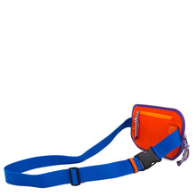 Load image into Gallery viewer, GUCCI ★GG Nylon belt bag Purple/Blue/Orange752102 Nylon Rubber
