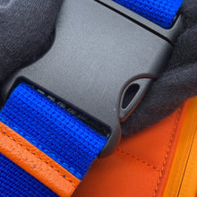 将图像加载到图库查看器中，GUCCI GGNylon Belt Bag Purple/Blue/Orange752102 Nylon Rubber
