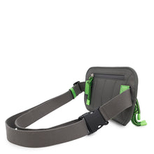 将图像加载到图库查看器中，GUCCI GGNylon Belt Bag Gray/Red/Green752102 Nylon Rubber
