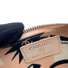 将图像加载到图库查看器中，CHANEL Lucky Flower Round Zip Coin Purse PinkA81648 Leather
