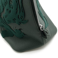 将图像加载到图库查看器中，HERMES Bolide 1923 chimeres dragon Vert Shipley Togo Leather Velvet Size 45
