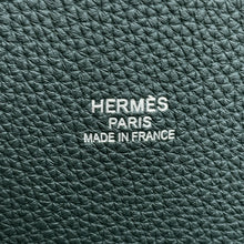 将图像加载到图库查看器中，HERMES Bolide 1923 chimeres dragon Vert Shipley Togo Leather Velvet Size 45
