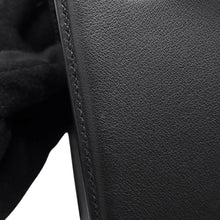 将图像加载到图库查看器中，HERMES Kelly Padett Black Swift Leather Size 25
