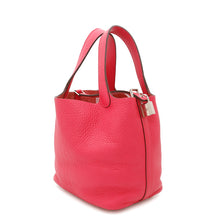 Load image into Gallery viewer, HERMES Picotin Lock Rose Extreme Taurillon Clemence Size PM
