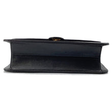 Load image into Gallery viewer, CHANEL Matelasse Push Lock ChainShoulder Bag Black Lambskin
