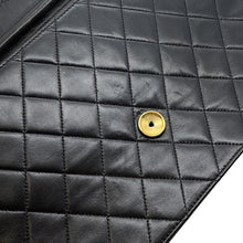 Load image into Gallery viewer, CHANEL Matelasse Push Lock ChainShoulder Bag Black Lambskin
