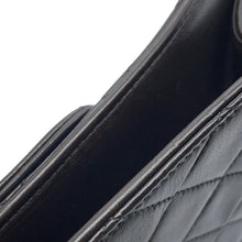 Load image into Gallery viewer, CHANEL Matelasse Push Lock ChainShoulder Bag Black Lambskin
