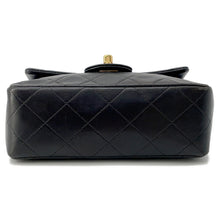 Load image into Gallery viewer, CHANEL Mini Matelasse ChainShoulder Bag Black Lambskin Size 18
