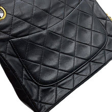 Load image into Gallery viewer, CHANEL Mini Matelasse ChainShoulder Bag Black Lambskin Size 18
