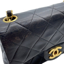 Load image into Gallery viewer, CHANEL Mini Matelasse ChainShoulder Bag Black Lambskin Size 18
