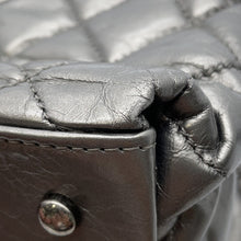 Load image into Gallery viewer, CHANEL Matelasse CC Logo Chain Me Tote Bag SilverA50494 Calf Leather
