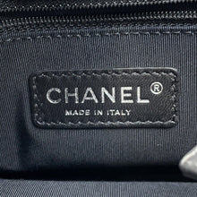 Load image into Gallery viewer, CHANEL Matelasse CC Logo Chain Me Tote Bag SilverA50494 Calf Leather
