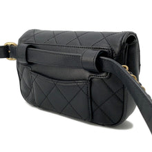 Load image into Gallery viewer, CHANEL CHANEL19 Matelasse Waist Bag Black Leather
