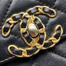 Load image into Gallery viewer, CHANEL CHANEL19 Matelasse Waist Bag Black Leather
