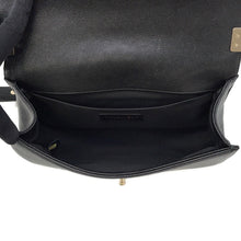 Load image into Gallery viewer, CHANEL Boy Chanel ChainShoulder Bag BlackA67086 Soft Caviar Leather Size 25

