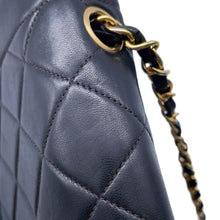 将图像加载到图库查看器中，CHANEL Diana ChainShoulder Bag Black Lambskin Size 25
