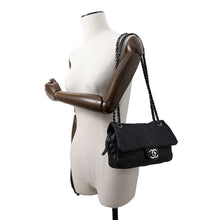 Load image into Gallery viewer, CHANEL Matelasse ChainShoulder Bag Black Leather

