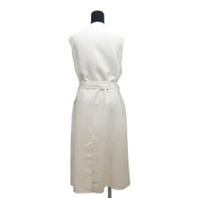 将图像加载到图库查看器中，HERMES ★Serie button long gilet Size 42 blanc naturel Cashmere100%
