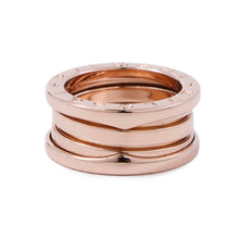 Load image into Gallery viewer, BVLGARI B.Zero1 2-band Ring Size 47/#7 18K Pink Gold
