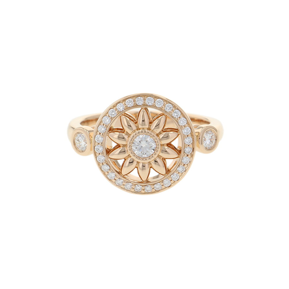 HARRY WINSTON Winston Gate Ring Size Approximately No. 13FRDRRD1MWG 18K Pink Gold