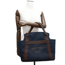 Load image into Gallery viewer, HERMES Sucked Pansage Groom Navy/Feu Canvas
