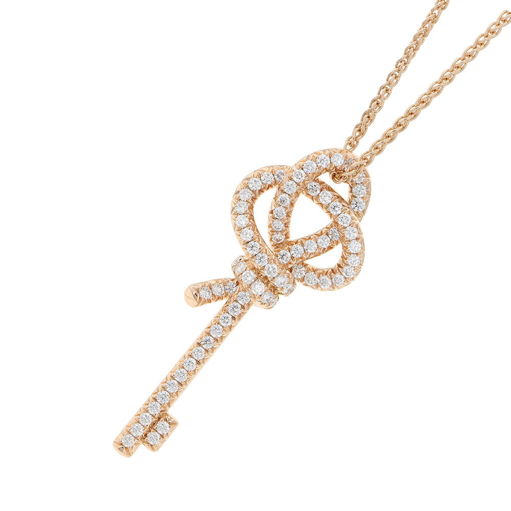 TIFFANY&Co. Knot Key Pendant Size Large72984153 18K Pink Gold
