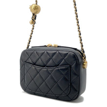 Load image into Gallery viewer, CHANEL Matelasse ChainShoulder camera bag Black Lambskin

