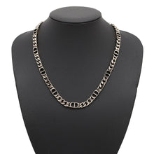 Load image into Gallery viewer, Dior CD Icon Chain Link Necklace BlackN1574HOMMT_D000 Metal
