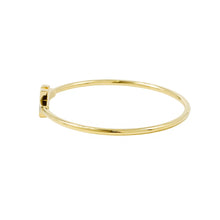 Load image into Gallery viewer, TIFFANY&amp;Co. BlackOnyx T-wire Bracelet Size Large 18K Yellow Gold

