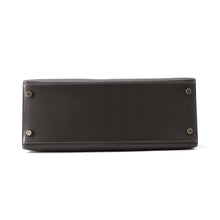 Load image into Gallery viewer, HERMES Kelly Sellier Graphite Box Calf Leather Size 28
