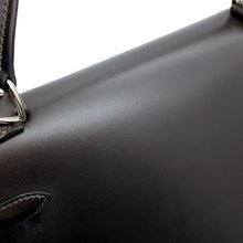 Load image into Gallery viewer, HERMES Kelly Sellier Graphite Box Calf Leather Size 28
